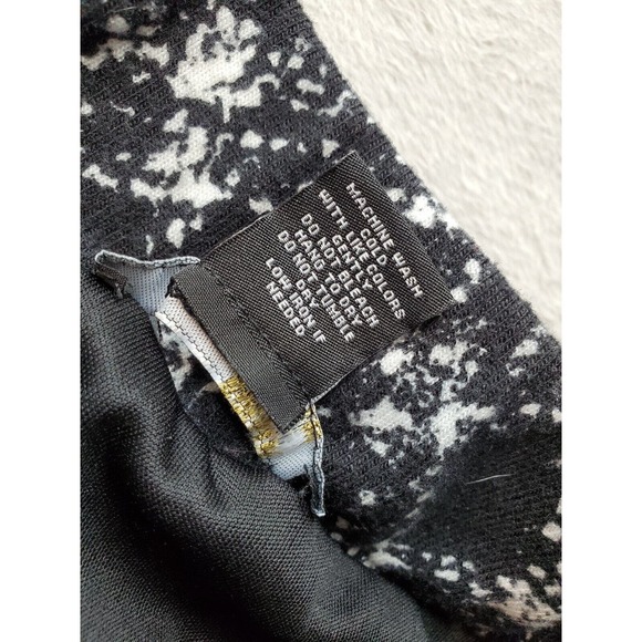 Robert Louis Midi Skirt Women's Petite Medium Black Plaid Lined Button Front - Picture 7 of 7